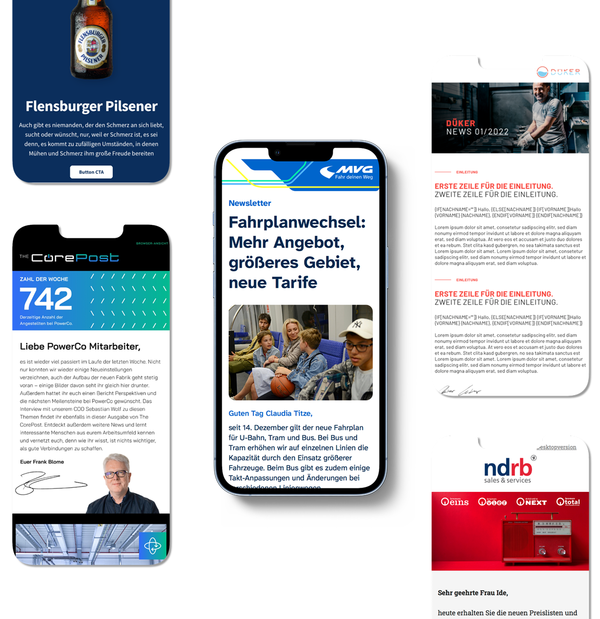 CleverReach Templates im Corporate Design