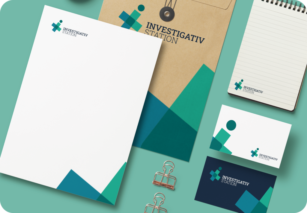 Brand Design - Umsetzung für Investigativ Station